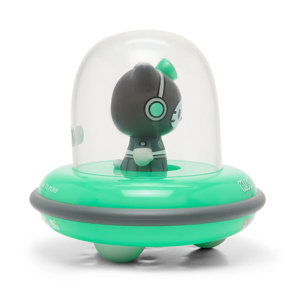 Hello Kitty® UFO Arcade Gamer 5" Vinyl Figure - Glow-in-the-Dark Edition (Limited Edition of 600) - Kidrobot.com Exclusive - Image 7