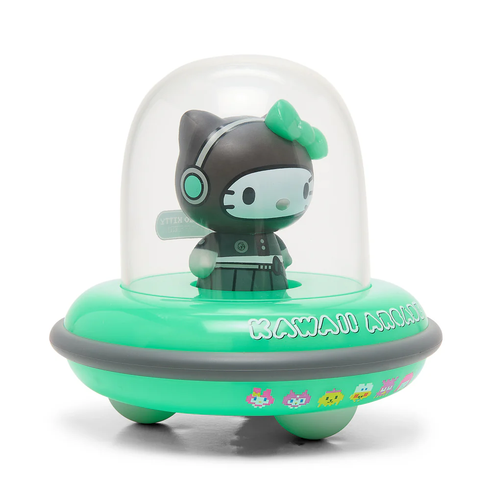 Hello Kitty® UFO Arcade Gamer 5" Vinyl Figure - Glow-in-the-Dark Edition (Limited Edition of 600) - Kidrobot.com Exclusive - Image 8