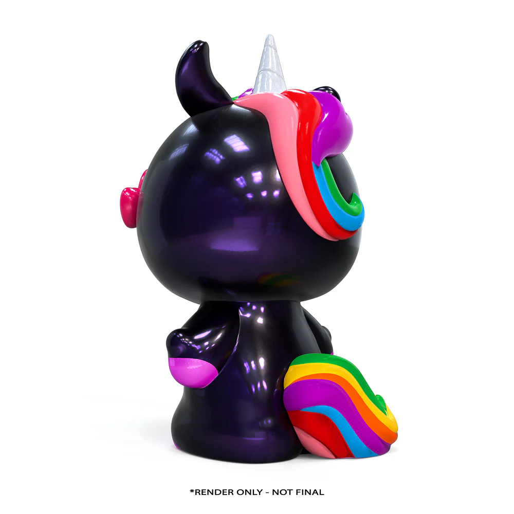 Hello Kitty® Midnight Rainbow Unicorn 36" Art Giant (PRE-ORDER) - Image 5