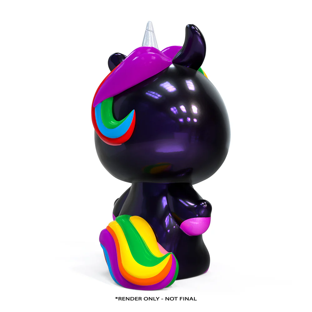Hello Kitty® Midnight Rainbow Unicorn 36" Art Giant (PRE-ORDER) - Image 7