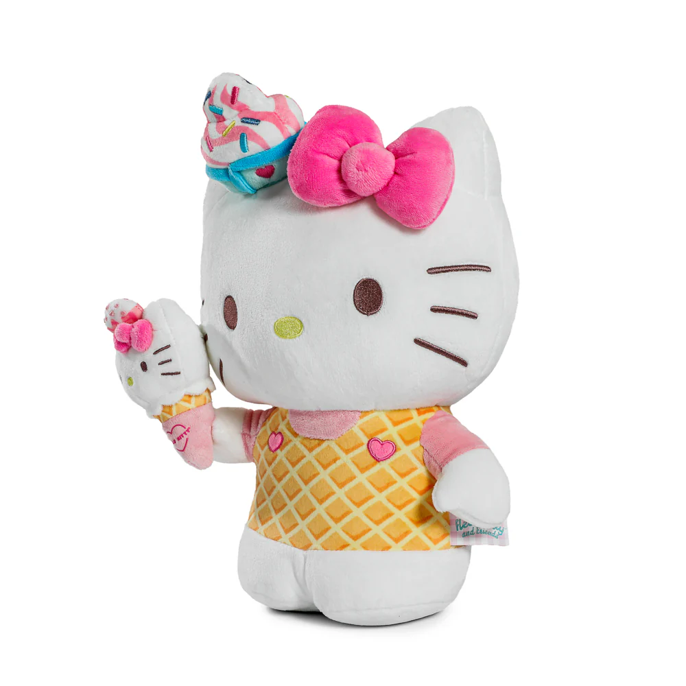 Hello Kitty® with Ice Cream Cone Plush - Image 7