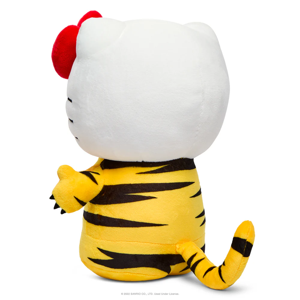 Hello Kitty® Chinese Zodiac Year of the Tiger 13" Plush - Black & Cream Edition - Image 12