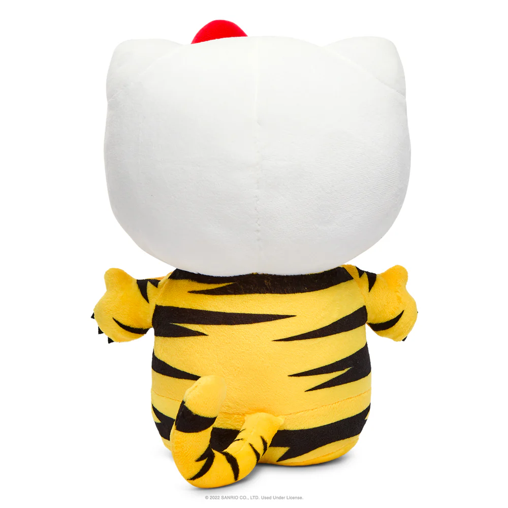 Hello Kitty® Chinese Zodiac Year of the Tiger 13" Plush - Black & Cream Edition - Image 13