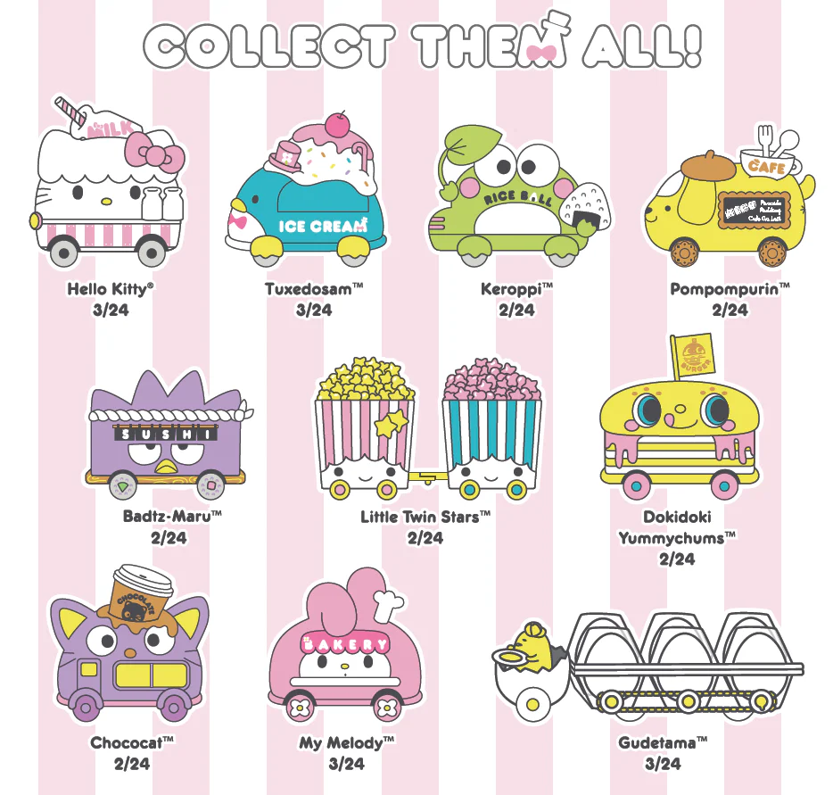 Hello Sanrio Micro Vehicle Blind Bag Series by Kidrobot - Image 36