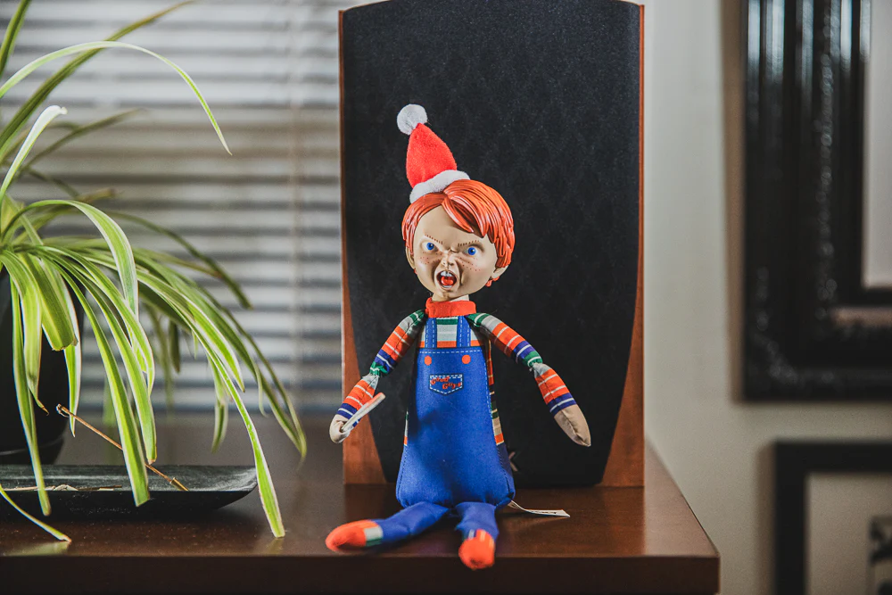 Holiday Horribles Chucky 8” Roto Phunny Plush - Image 2