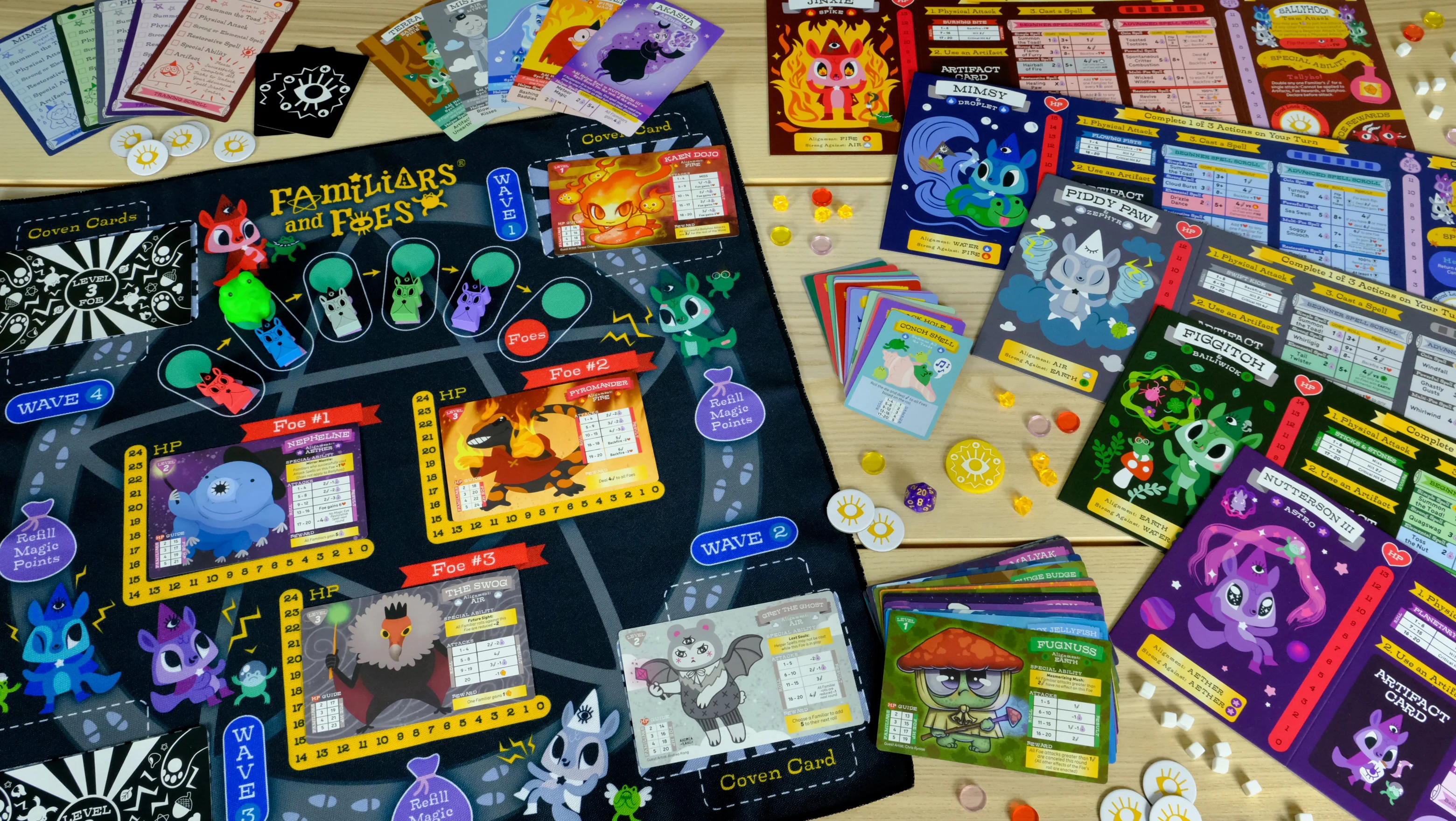 Horrible Adorables - Familiars and Foes: A Spellbinding Cooperative Board Game - SOLD OUT - Image 4