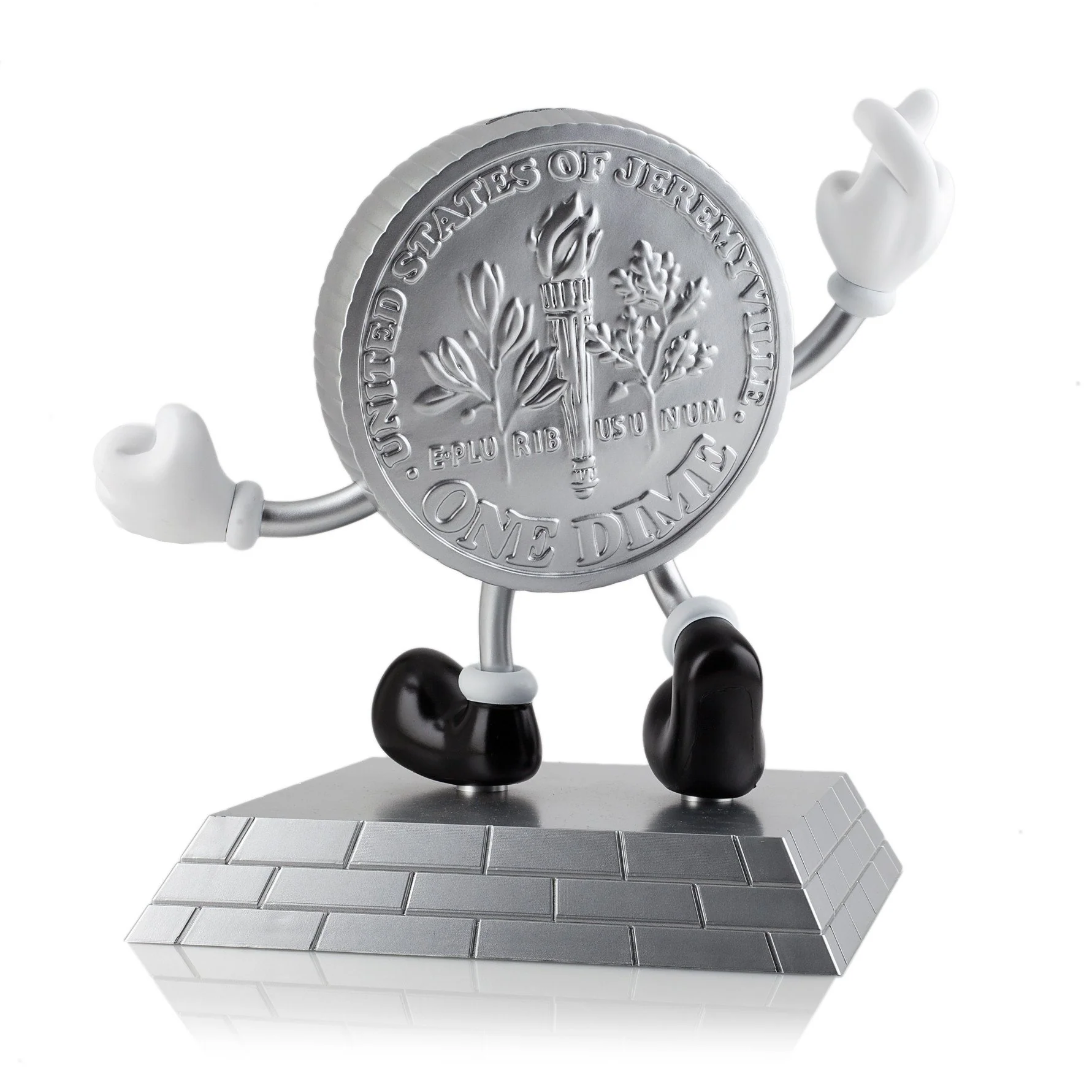Jeremyville Lucky Money Coin Vinyl Art Toy Bank - Image 4