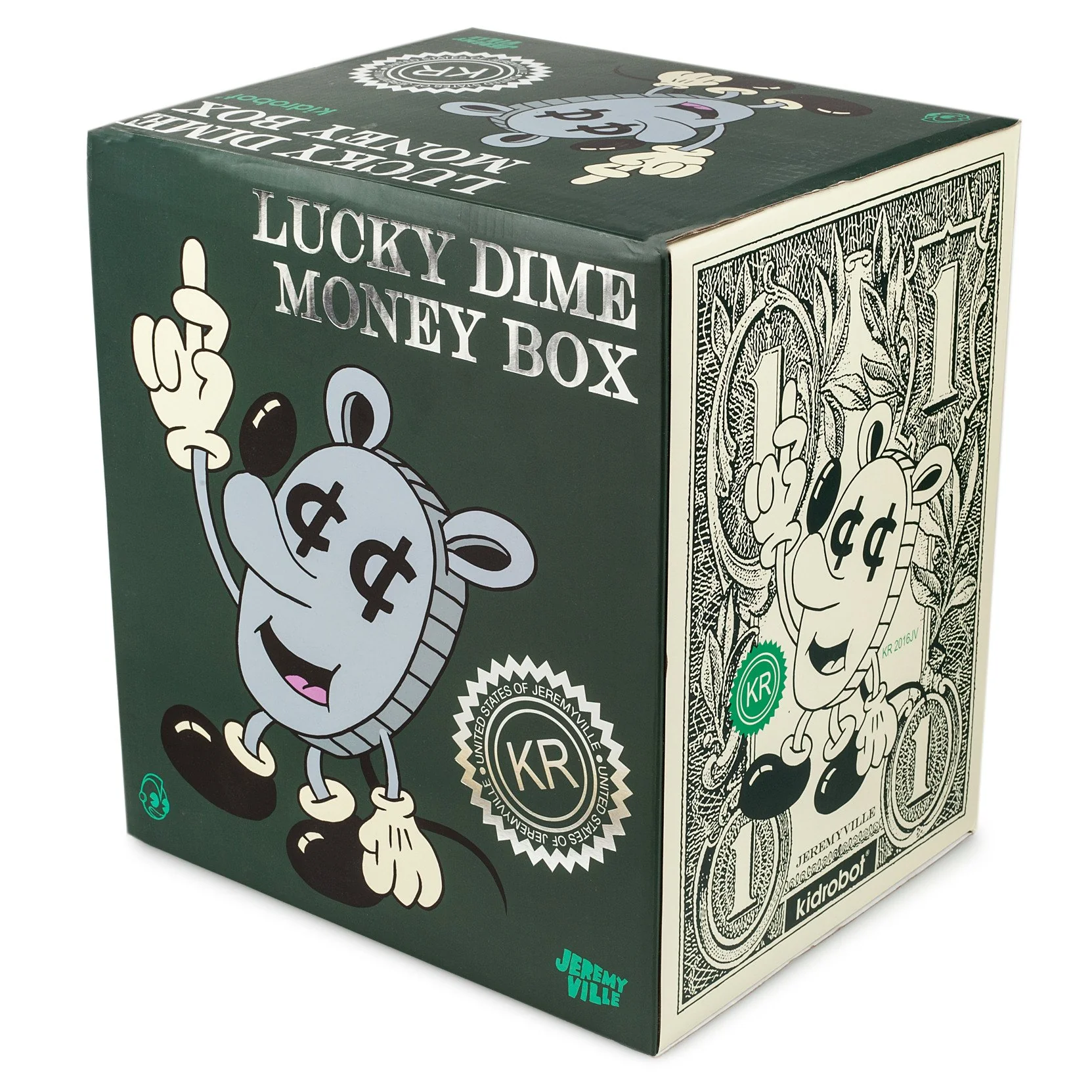 Jeremyville Lucky Money Coin Vinyl Art Toy Bank - Image 6