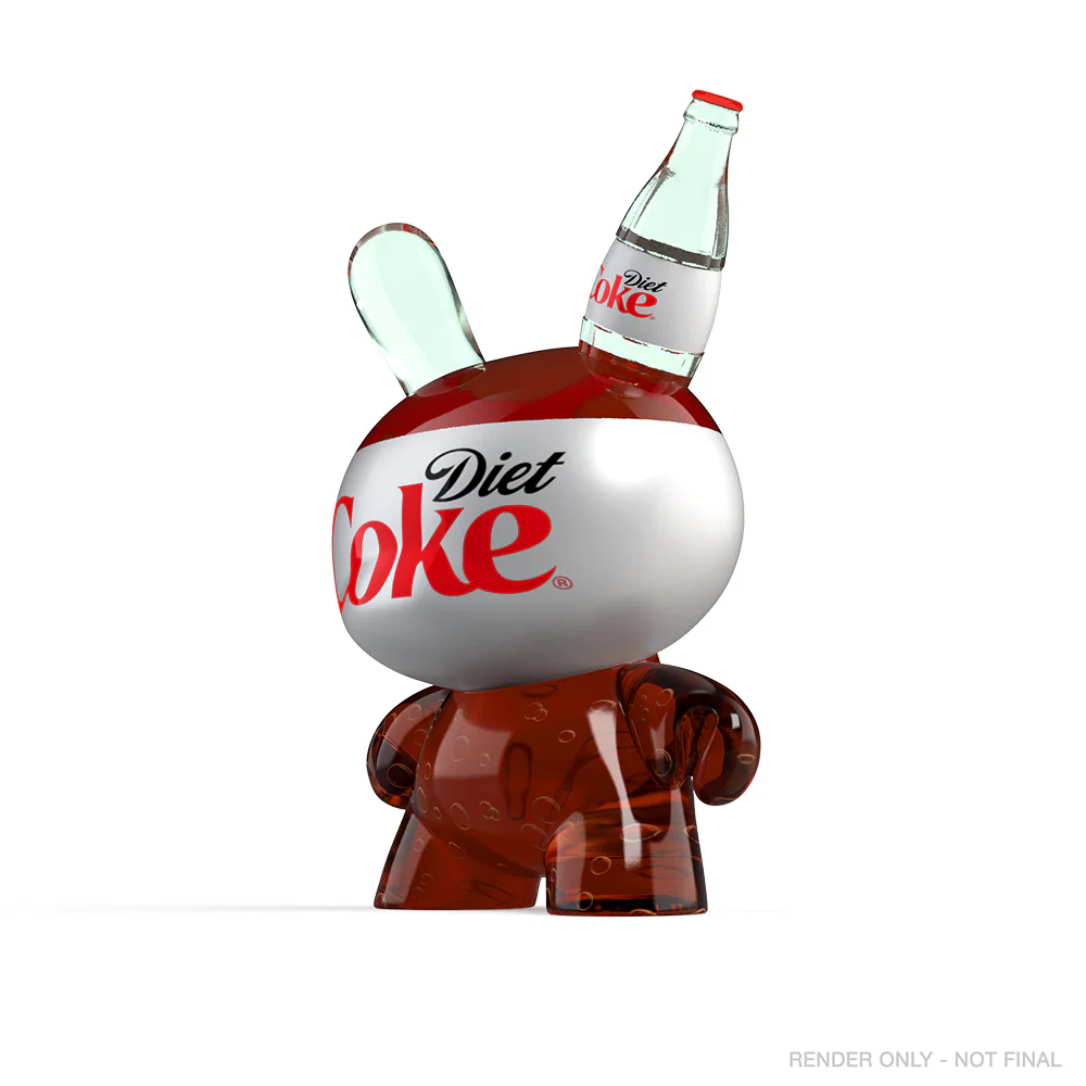 Kidrobot & Diet Coke® 3" Resin Dunny Art Figure (PRE-ORDER) - Image 9