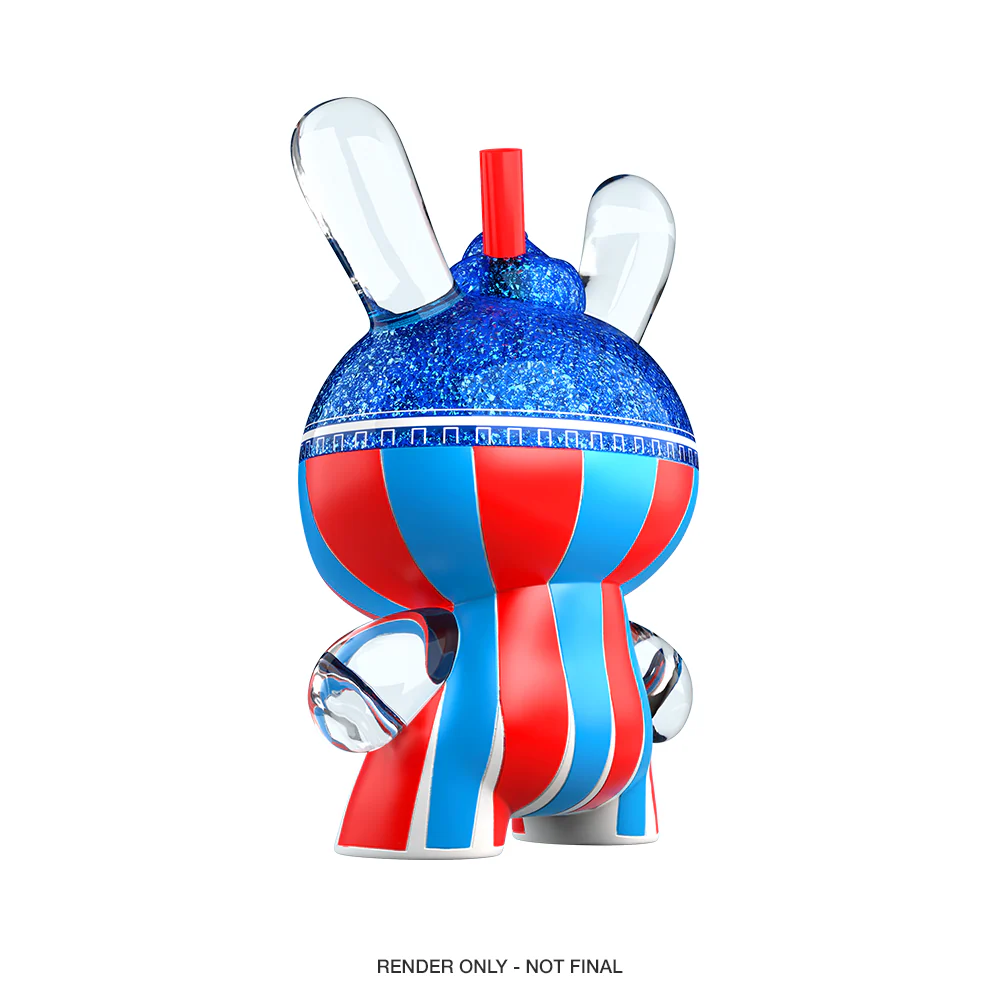 Kidrobot & ICEE® - Blue Raspberry ICEE 3" Resin Dunny Art Figure - SDCC Debut (PRE-ORDER) - Image 7