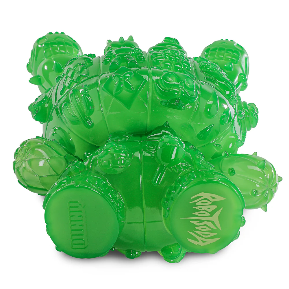 MONOLITH Dunny 8" Vinyl Art Figure by ROBOT SODA - Jade Edition (Limited Edition of 300) - Image 11