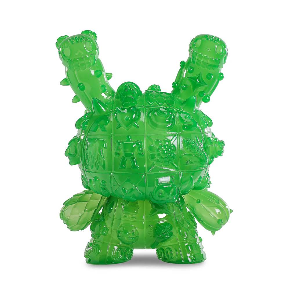 MONOLITH Dunny 8" Vinyl Art Figure by ROBOT SODA - Jade Edition (Limited Edition of 300) - Image 5