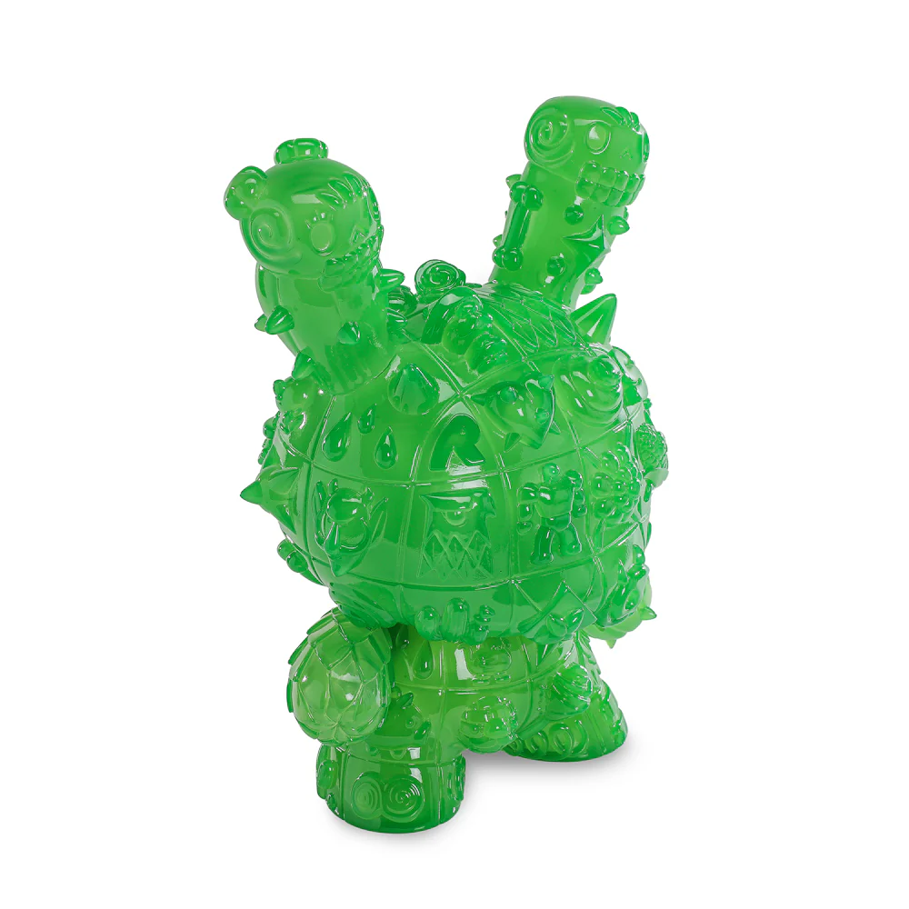 MONOLITH Dunny 8" Vinyl Art Figure by ROBOT SODA - Jade Edition (Limited Edition of 300) - Image 4