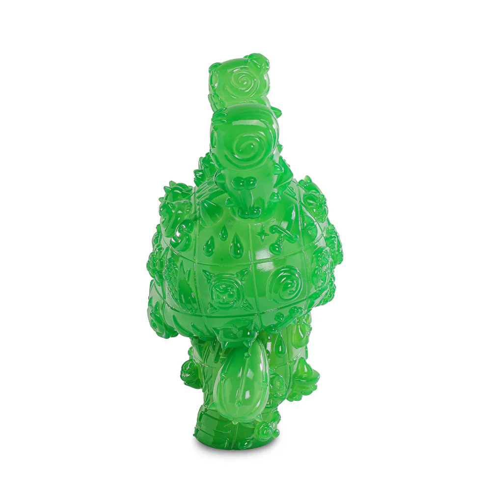 MONOLITH Dunny 8" Vinyl Art Figure by ROBOT SODA - Jade Edition (Limited Edition of 300) - Image 7