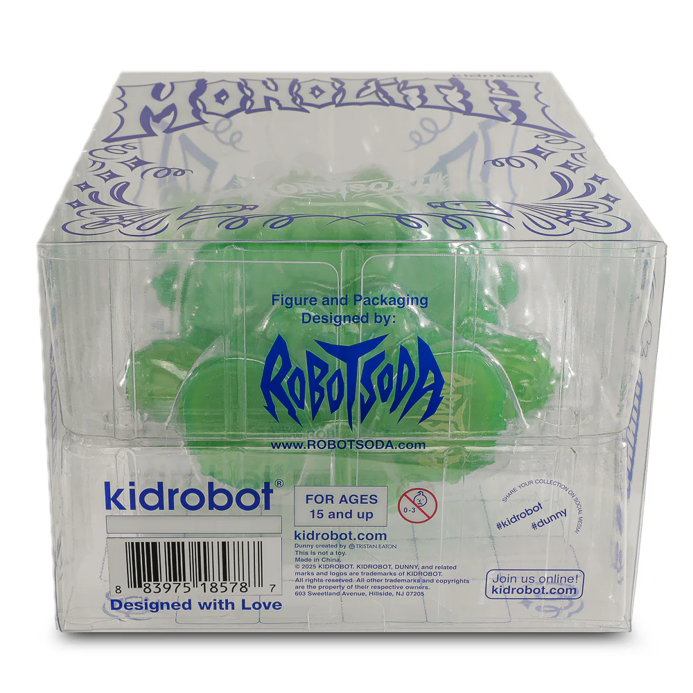 MONOLITH Dunny 8" Vinyl Art Figure by ROBOT SODA - Jade Edition (Limited Edition of 300) - Image 33