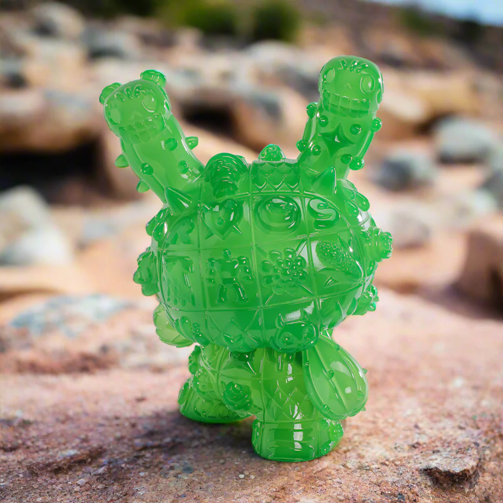MONOLITH Dunny 8" Vinyl Art Figure by ROBOT SODA - Jade Edition (Limited Edition of 300) - Image 12