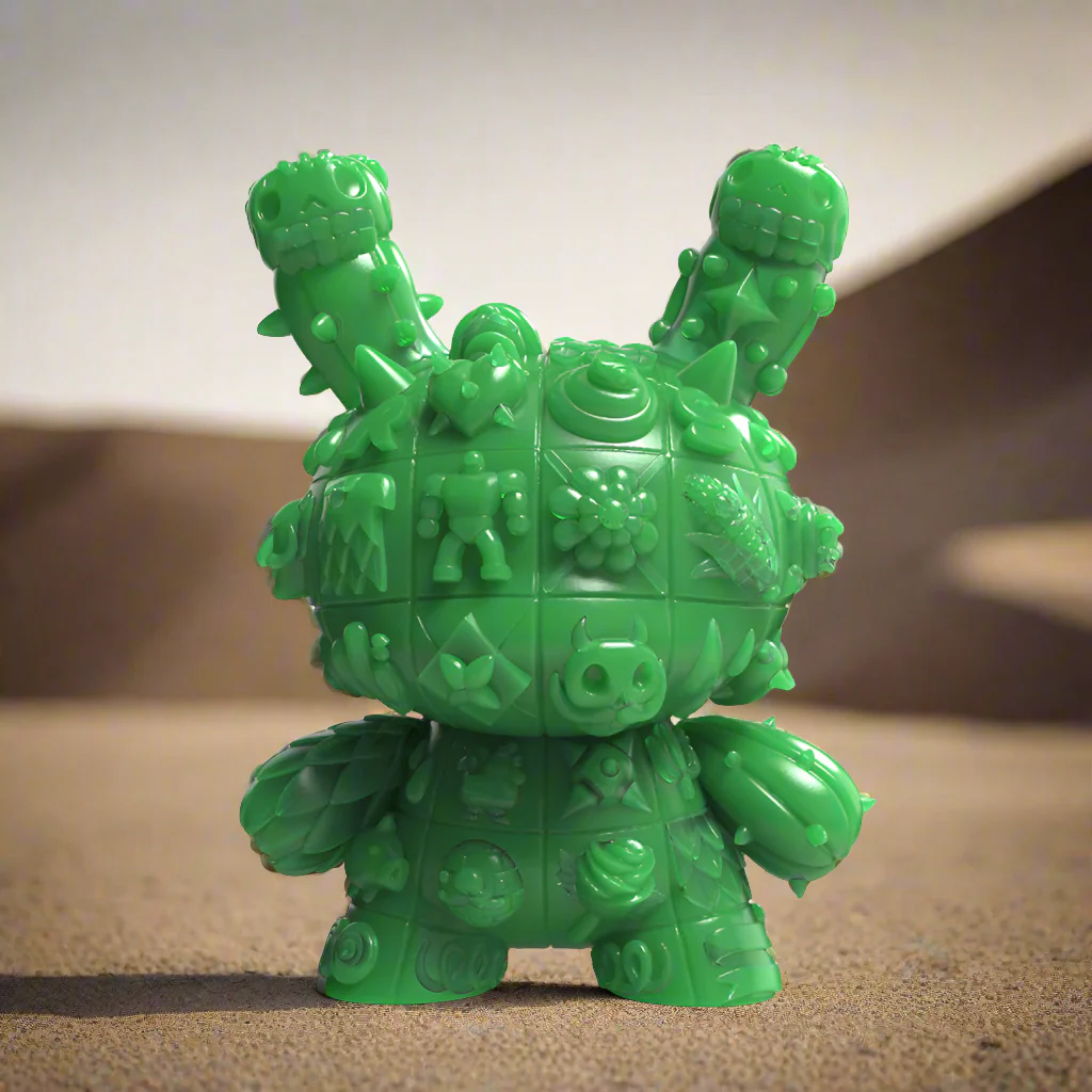 MONOLITH Dunny 8" Vinyl Art Figure by ROBOT SODA - Jade Edition (Limited Edition of 300) - Image 23