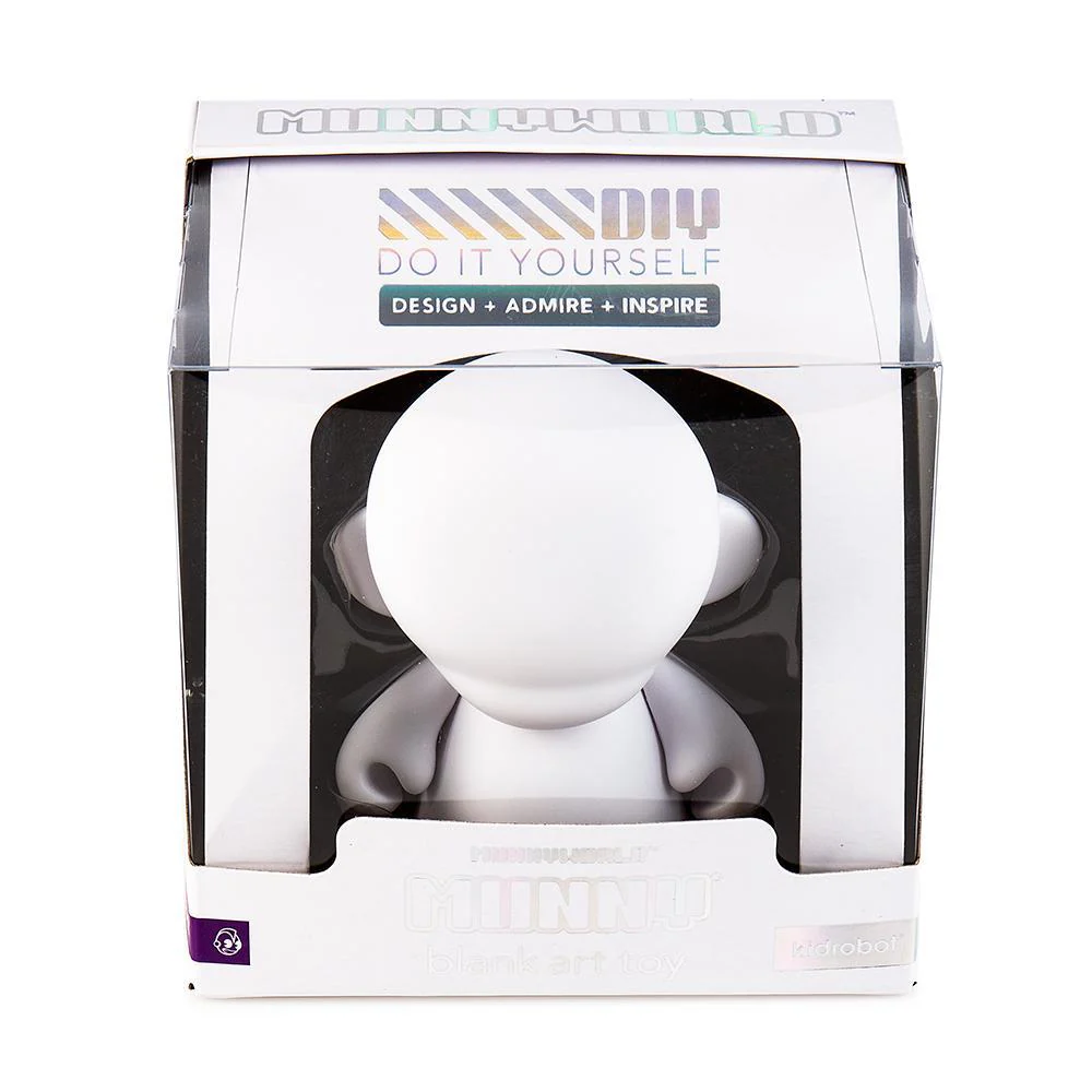 MUNNYWORLD 4" MUNNY Blank Art Toy by Kidrobot - Image 10