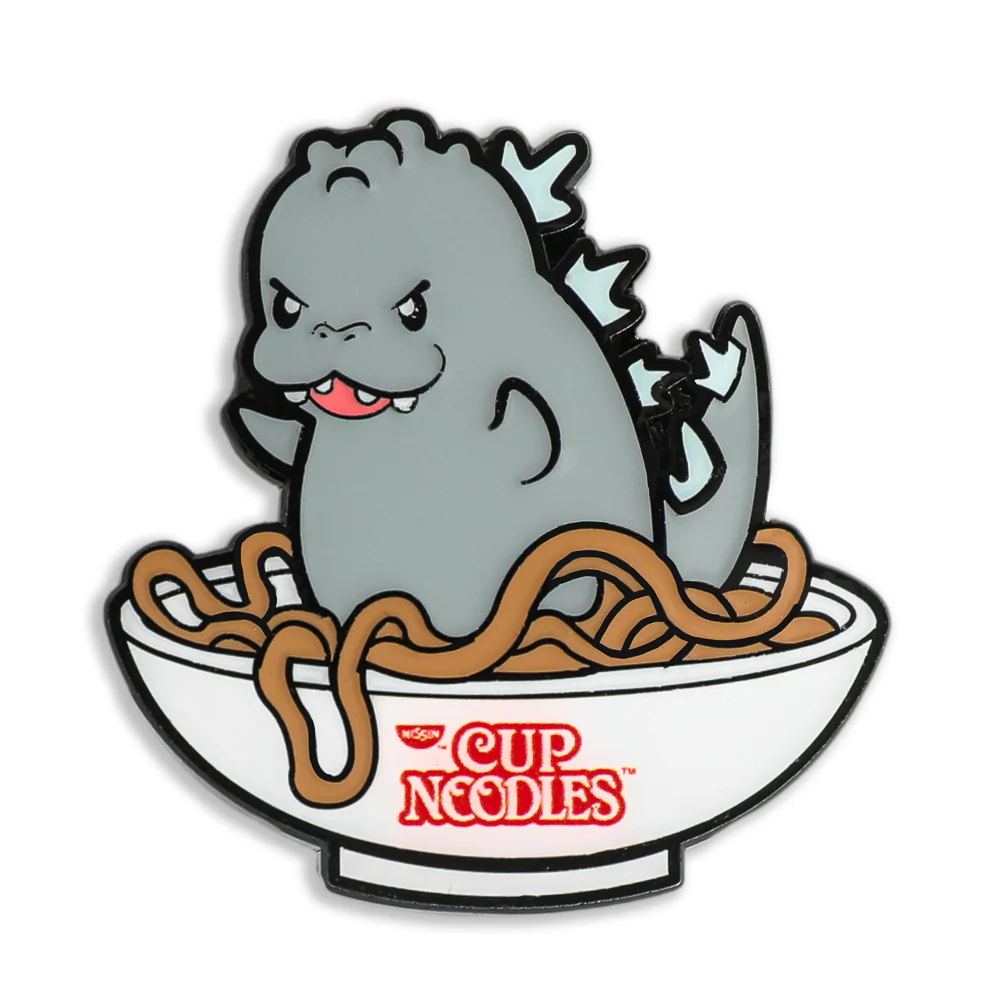 Nissin® Cup Noodles® x Godzilla 1.5" Premium Pin Series - Image 4