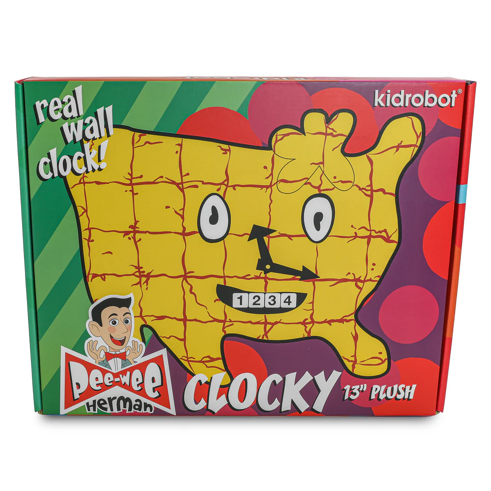 Pee-wee's Playhouse Clocky Wall Clock Interactive Plush (PRE-ORDER) - Image 3