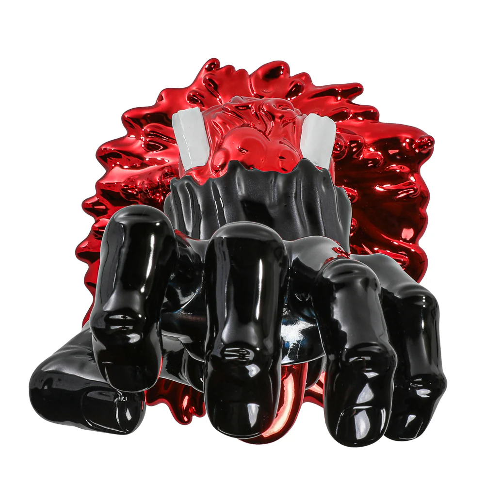 Santa Cruz Skateboards - 40th Anniversary Screaming Hand 9" Chrome Vinyl Art Figure - Blood Chrome Edition (Limited Edition of 500) (Kidrobot.com Exclusive) - SOLD OUT - Image 12