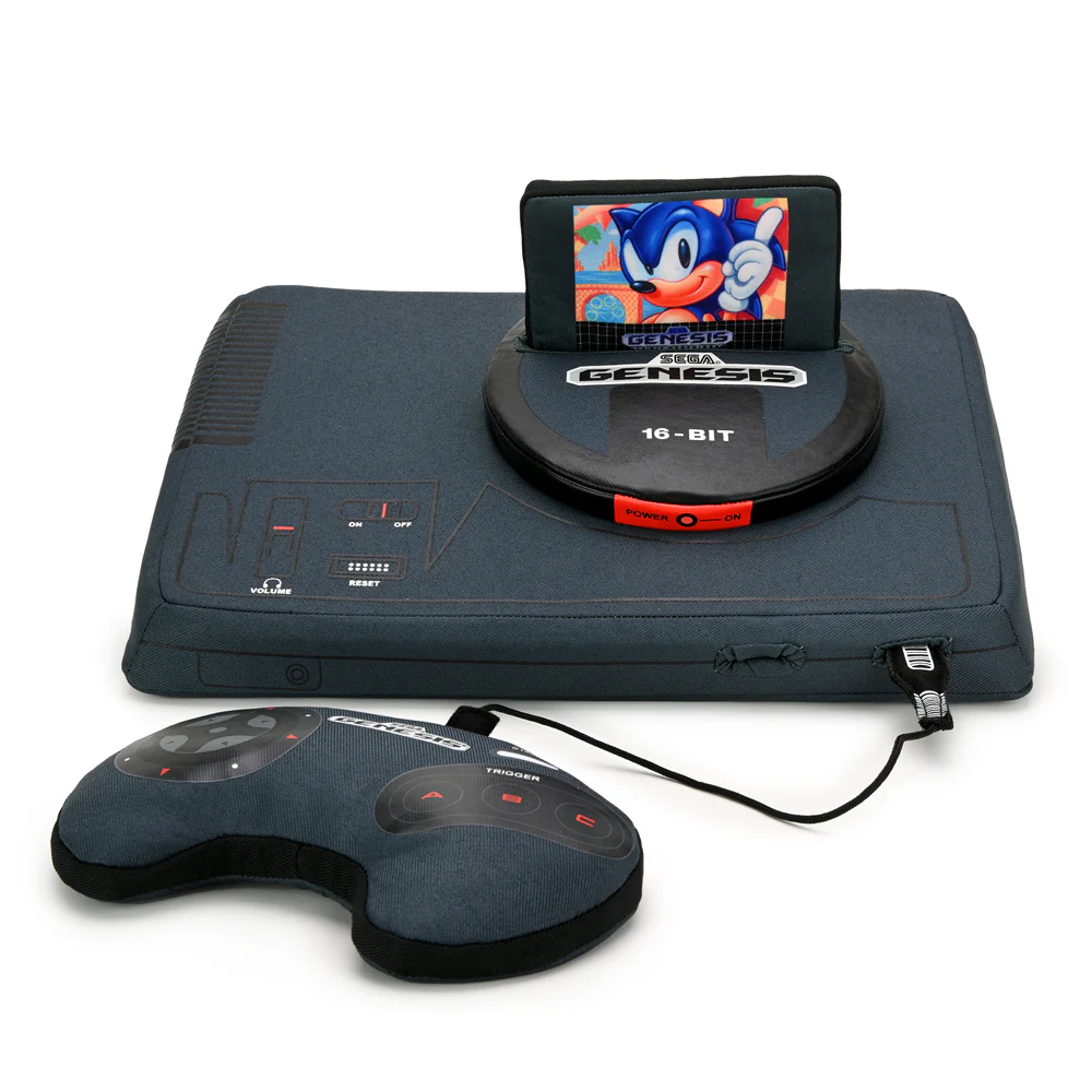 SEGA Genesis Gaming Console 12" Interactive Plush with Sonic Cartridge - Image 12