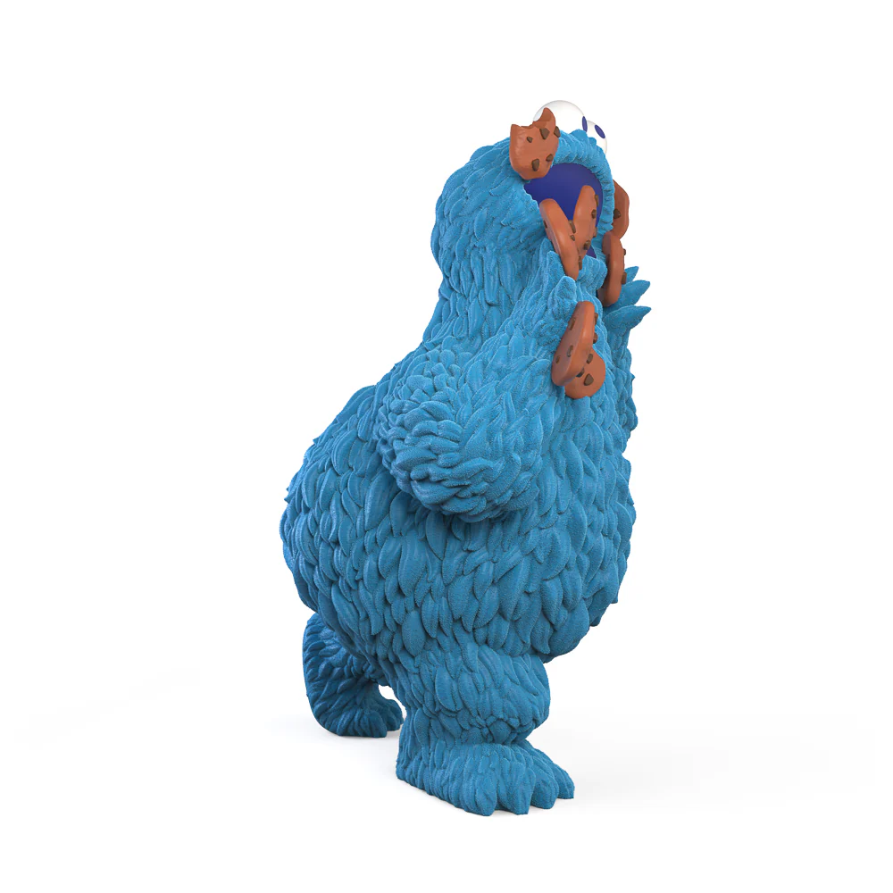 Sesame Street - Kaiju Anatomy Cookie Monster 8" Flocked Vinyl Art Figure - SOLD OUT - Image 11