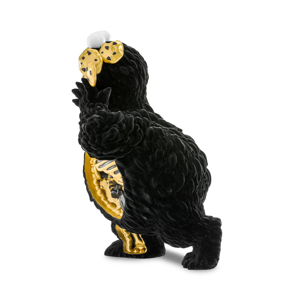 Sesame Street - Kaiju Anatomy Cookie Monster 8" Vinyl Art Figure - Midnight Edition - Kidrobot.com Exclusive (Limited Edition of 300) - Image 6
