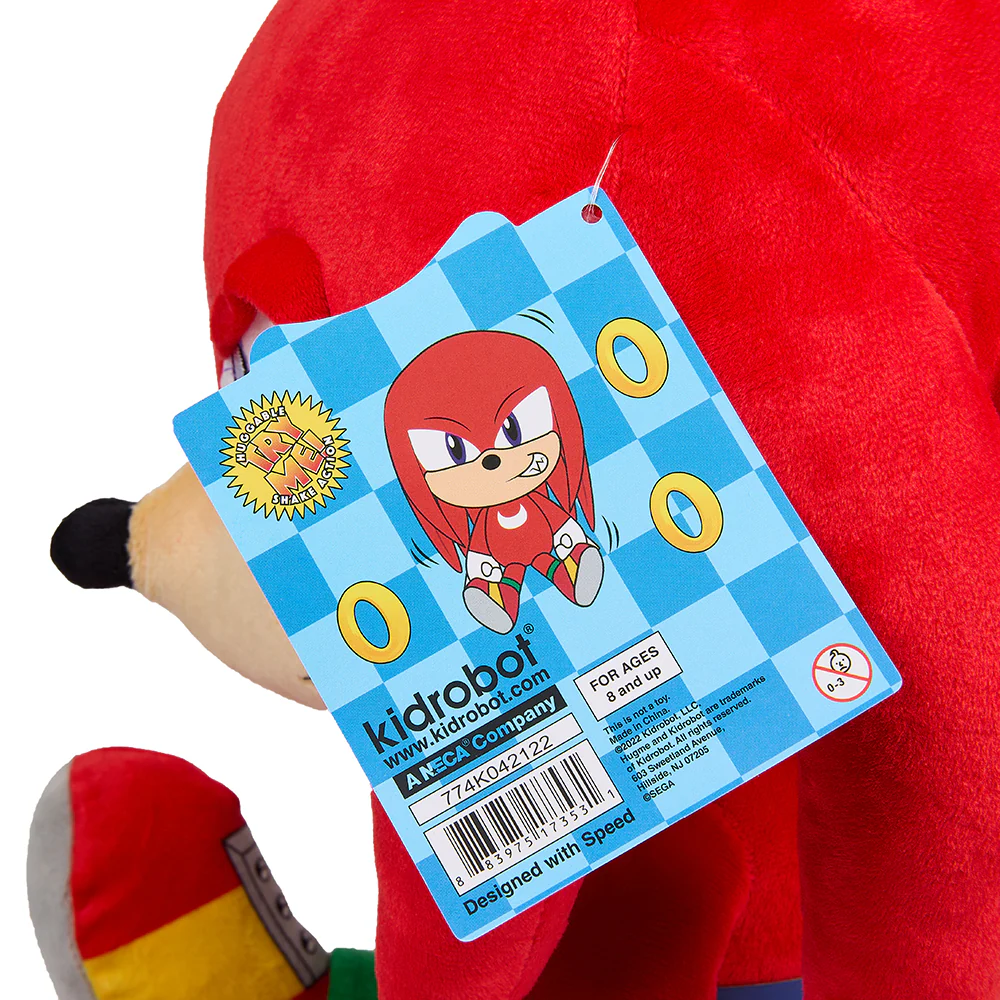 Sonic the Hedgehog Knuckles HugMe Shake Action 16" Plush - Image 10