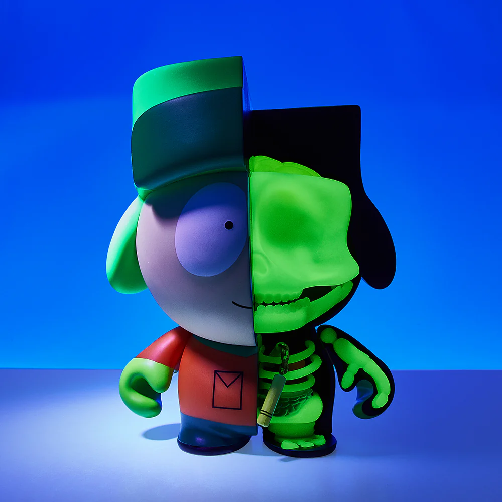 CON EXCLUSIVE: South Park Anatomy Kyle 8" Vinyl Figure - Glow-in-the-Dark Edition (Limited Edition of 300) - Image 3
