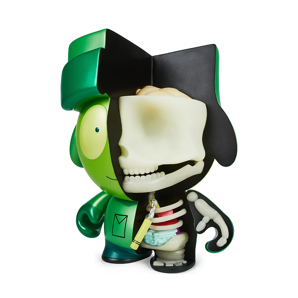 South Park Anatomy Kyle 8" Vinyl Figure - Kidrobot.com Pearlescent GID Exclusive (Limited Edition of 400) - Image 5