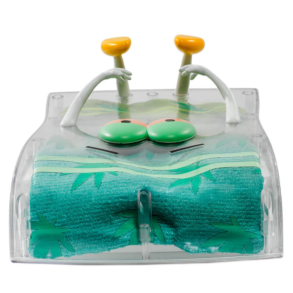 South Park Stoned Towelie with Pipe Glow-in-the-Dark Pot Leaf 8” Art Figure - 420 Edition - SOLD OUT - Image 13