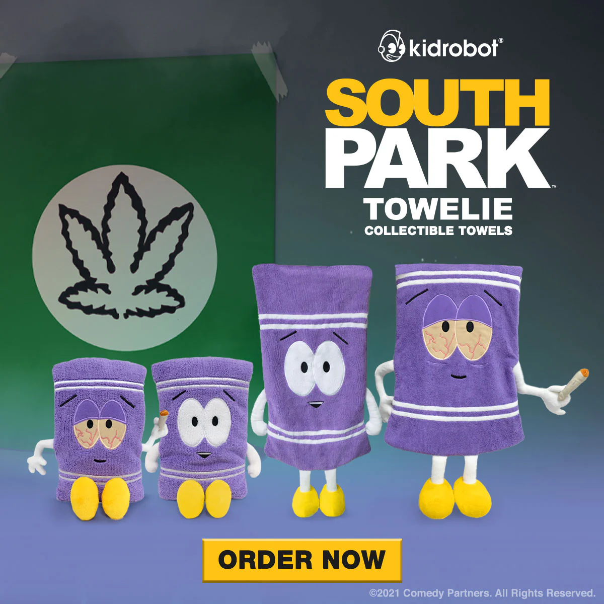 South Park 10" Towelie Plush Phunny by Kidrobot - SOLD OUT - Image 8