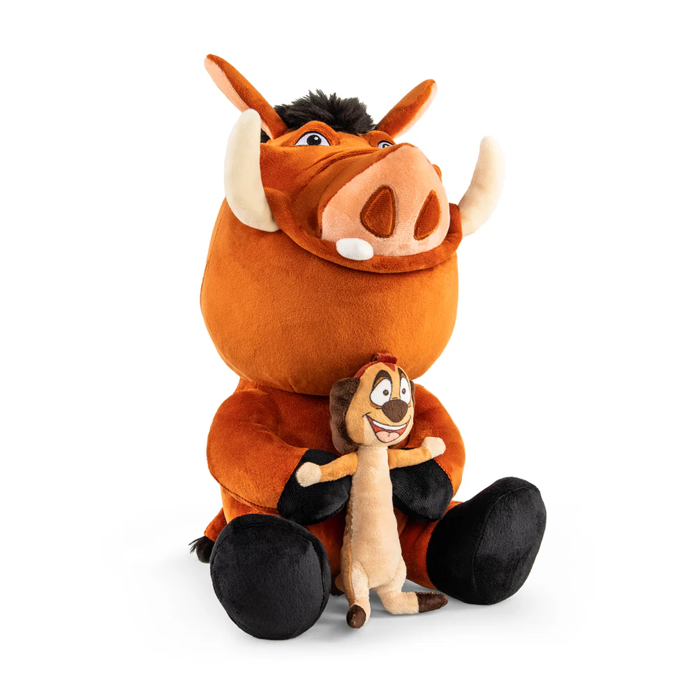 The Lion King Timon & Pumba 16" HugMe Plush by Kidrobot - Image 3