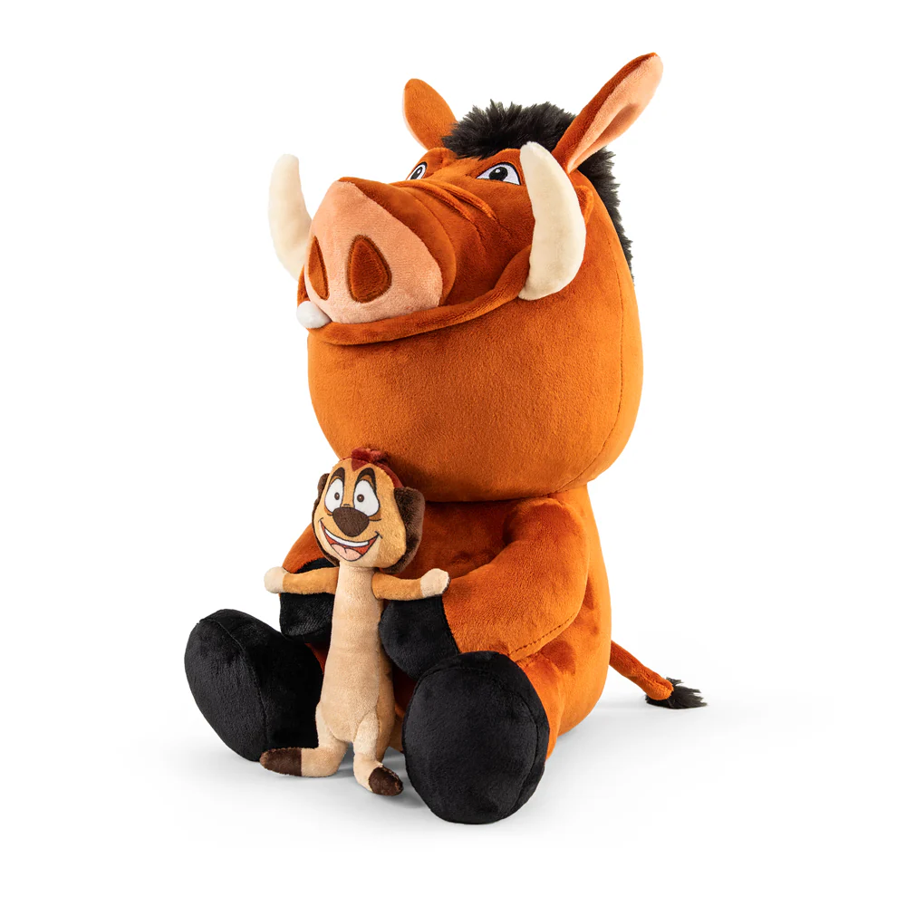 The Lion King Timon & Pumba 16" HugMe Plush by Kidrobot - Image 4