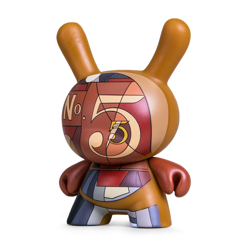 The Met 3-Inch Showpiece Dunny - Demuth I Saw the Figure 5 in Gold - Limited Edition of 1500 - SOLD OUT - Image 3