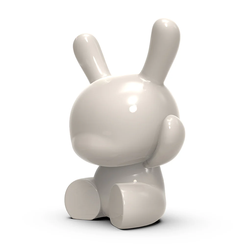 Three Wise Dunnys 5” Porcelain 3-Pack - White Edition - Limited Edition of 500 - SOLD OUT - Image 5