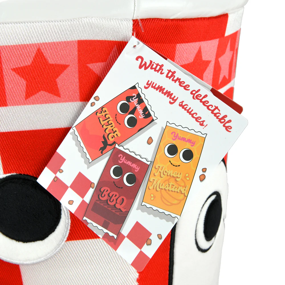 Yummy World Bertha Bucket of Fried Chicken Interactive Plush - Image 11