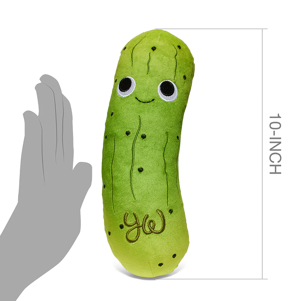 Yummy World Crunchy Pickle in a Bag 10" Interactive Plush - Image 16