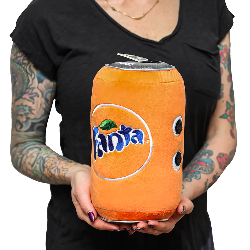 Yummy World & Fanta® 10” Fanta Orange Soda Can Plush with Sound - Image 2