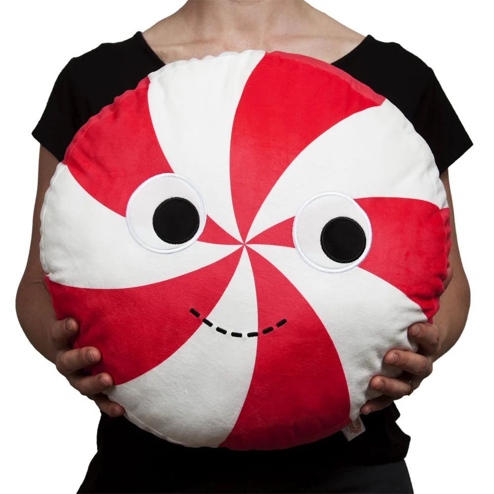 Yummy World Large Peppermint Candy Plush Pillow - Image 4