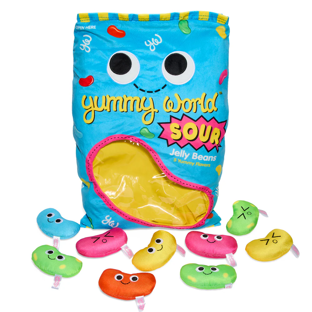 Yummy World Sour Jelly Beans XL Interactive Plush - Image 3