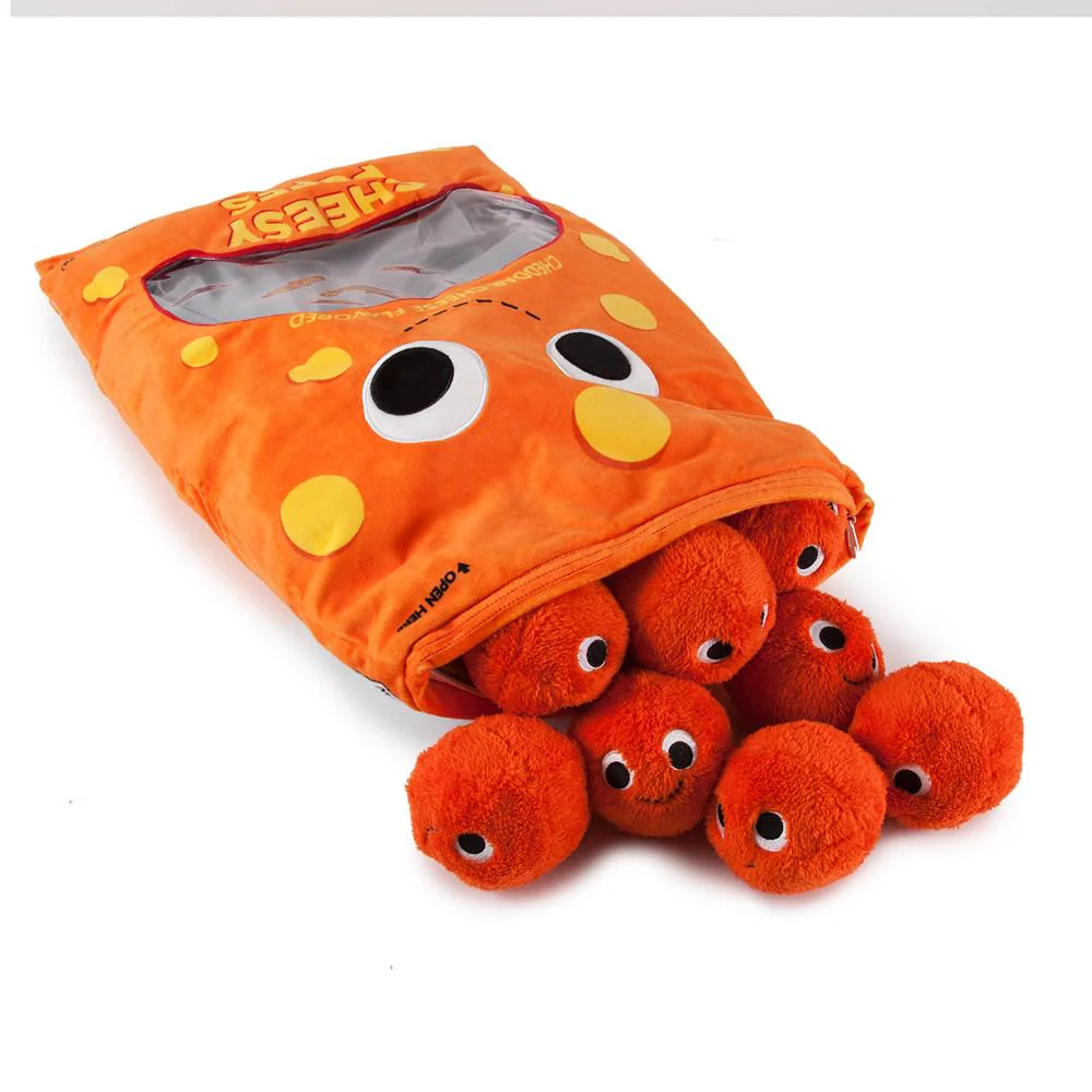 Yummy World XL Cheesy Puffs Interactive Food Plush - Image 5